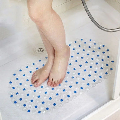 1PC Anti-slip shower pad with suction cup Massage Mat anti-fall children's foot pad PVC bathroom floor mat Bathroom accessories