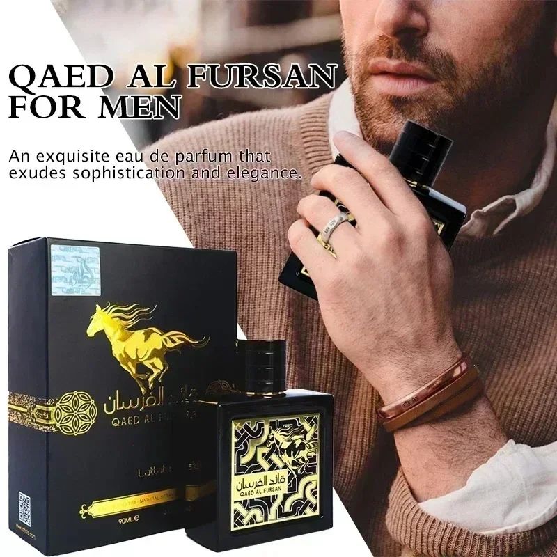 Perfume Árabe Masculino de Alta Qualidade para Homens Perfume de Longa Duração Fragrância Leve Árabe Original Réplica Perfume Colônia Feromônios