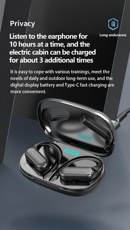 Para Fones de ouvido sem fio CB&JBL Bluetooth TWS A520 Fones de ouvido intra-auriculares Gancho de orelha Fone de ouvido para jogos Controle de toque esportivo com microfone