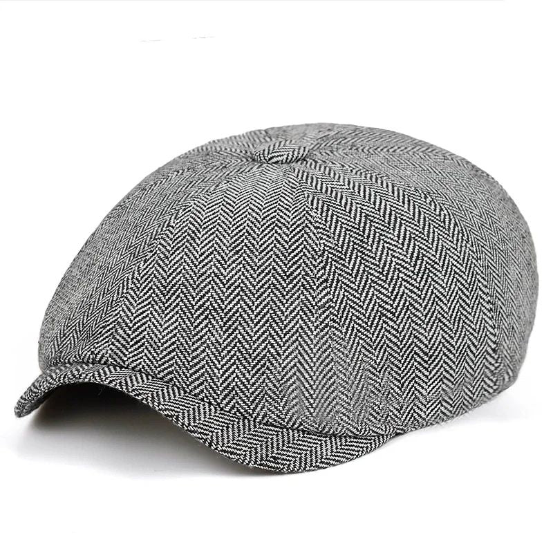Classic Hat for Men Caps Vintage Retro Tweed Peaky Blinders Beret Hat Flat Peaked Cap Street Hats for Women Men
