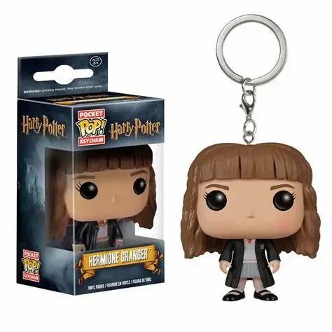 Funko Pocket Chaveiro Brinquedo Hermione Granger Dobby Dumbledore Malfoy Ginny Ron Hedwig Snape Voldemort Luna Pop de Bolso Chaveiro Brinquedo