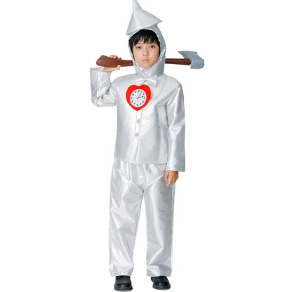 Halloween Cosplay Tin Man Costume Parent-children Clothing Adult Male Iron Man Costume Wizard of Oz Performance Stage Costumes