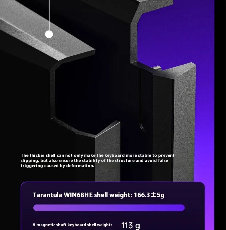 Teclados Win60 Win68 Aula com Teclas Magnéticas 8K, Teclado Mecânico para Jogos, Teclado com Fio para Esports com Luz RGB e Hot-Swap para PC Gamer (Presente)