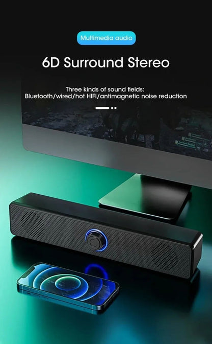 K2852 Series Home Theater Sound Svstem BT 3D Surround Soundbar PC Speaker For TV Soundbar Box Subwoofer Stereo Music Box
