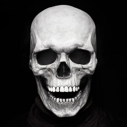 Halloween Mask Latex Scary Horror Decoration Full Head Skull Mask Helmet Cosplay Jaw Masque Gifts Party Costume Pro Mask