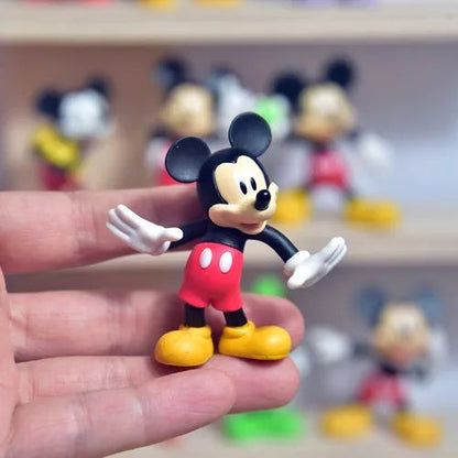 Disney Steamboat Willie Mickey Mouse Anime Figure Model Toys Cake Desktop Decoration Collectible Dolls Toys Gifts for Children