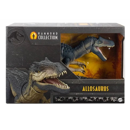 Em estoque Jurassic Hammond Collection Series Savage Dragon Allosaurus Therizinosaurus Grande Dinossauro Articulado Brinquedo Presente de Aniversário