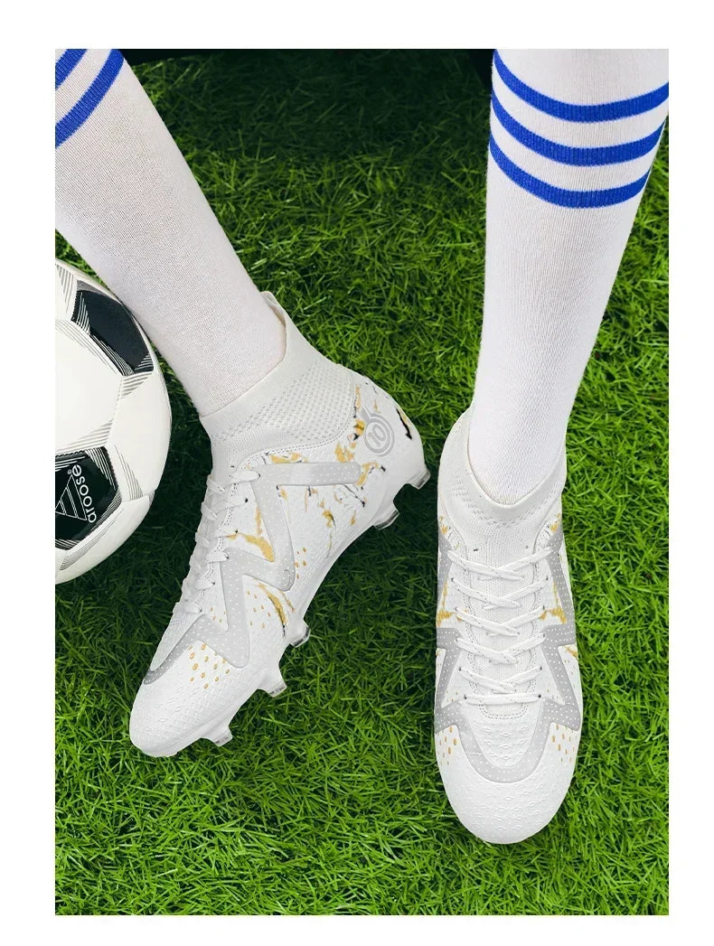 New Soccer Cleats for Men Professional Soccer Shoes Society Grass Training Original Football Boots Cleats Indoor Fast Sneakers