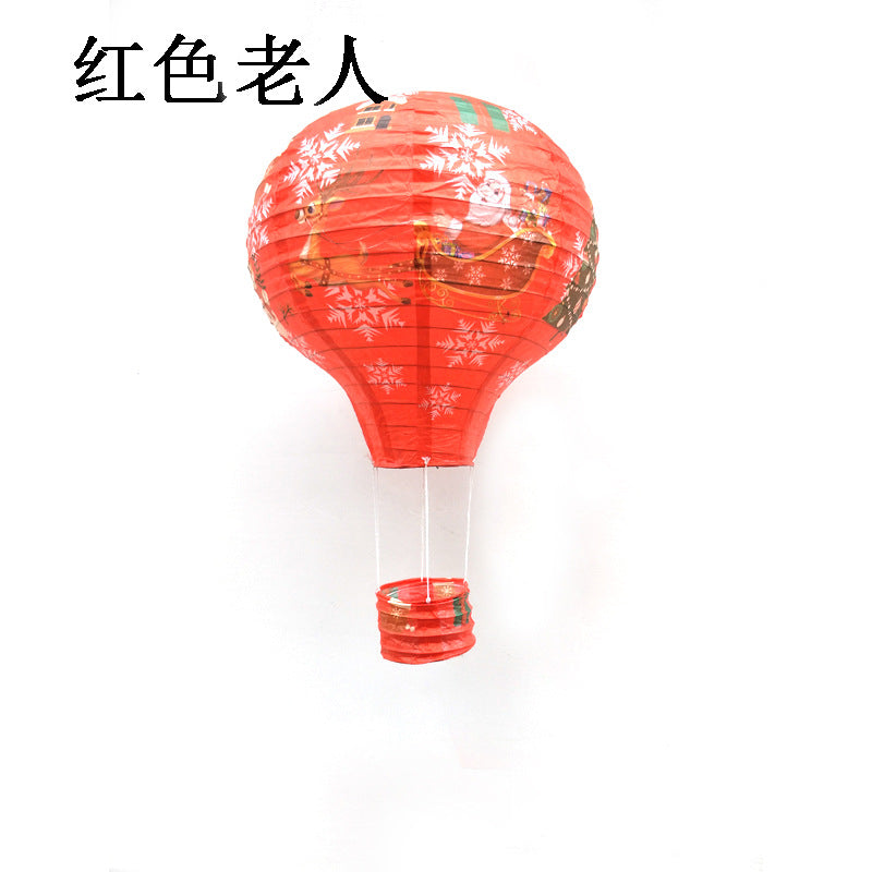 1pc Ceremony Holiday Party Folding Paper Lantern Hot Air Balloon Shape 30/40cm Pink Blue For Kids Baptism Birthday Wedding Decor