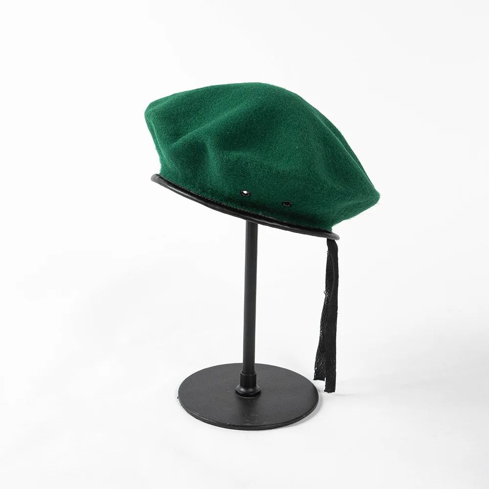 Large Size Wool  Military  Army Berets Hat for Big Head Unisex Men Women Devil Soldier Winter Warm Wide Beret Cap Painters Hats