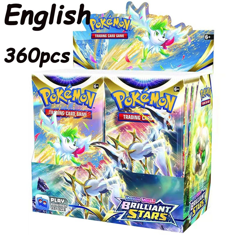 ?Mais Recente 324 Peças Cartas Pokémon Sol & Lua XY Evoluções Caixa de Booster Pokémon Brinquedo de Cartas Colecionáveis para Crianças?