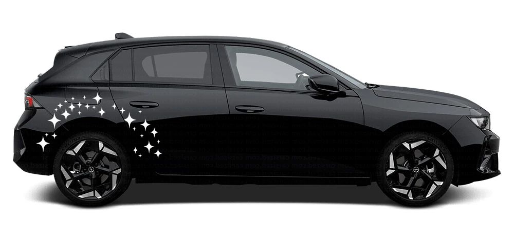 Adesivo Gráfico Car Star para Porta Roda Sobrancelha Decalque de Vinil Acessórios de Tuning para Audi VW Ford BMW Toyota Honda Peugeot Renault