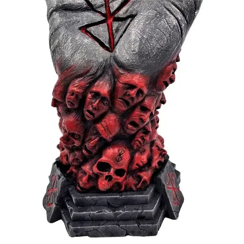 23cm Berserk Mão de Deus Anime Figura Mão do Diabo Estatueta Mão de Deus Estátua Modelo Colecionável Bonecas Brinquedos Presente Decoração de Casa