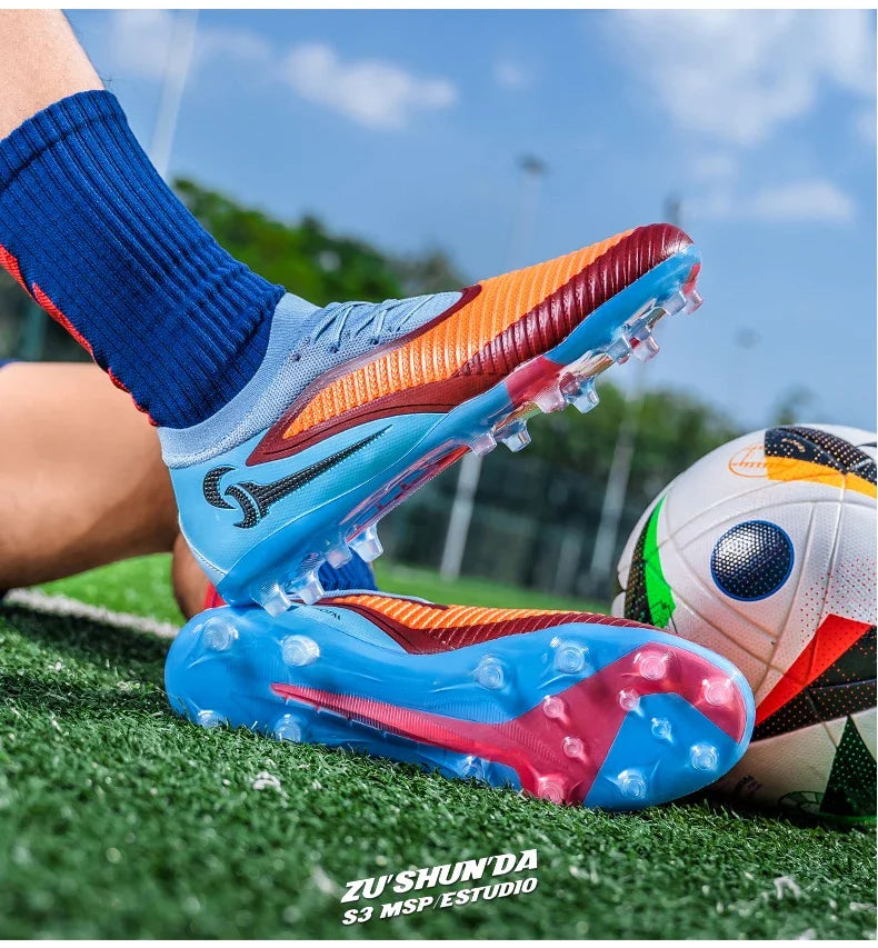 Men Football Shoes Fast Non-Slip Outdoor Football Field Boots Professional Grass Training Soccer Shoes Society Cleats Sneaker