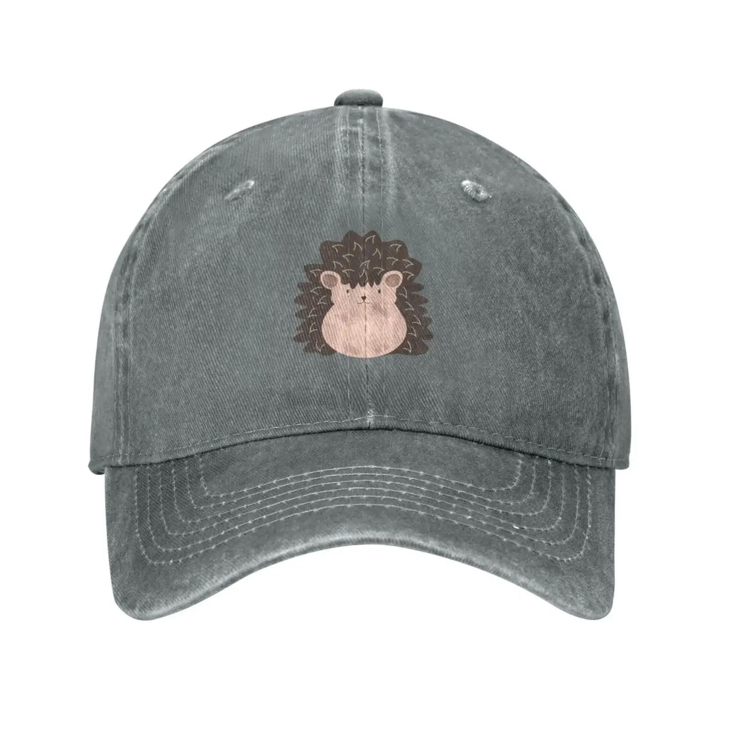 Cute Hedgehog Baseball Cap for Men Women Vintage Trucker Hats Dad Caps for Daily