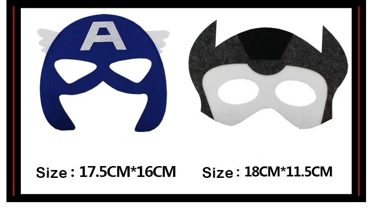 32/28/10 Pcs/Lot Superhero Mask Cosplay Christmas Halloween  Carnival Party Props  Birthday Felt  Masquerade