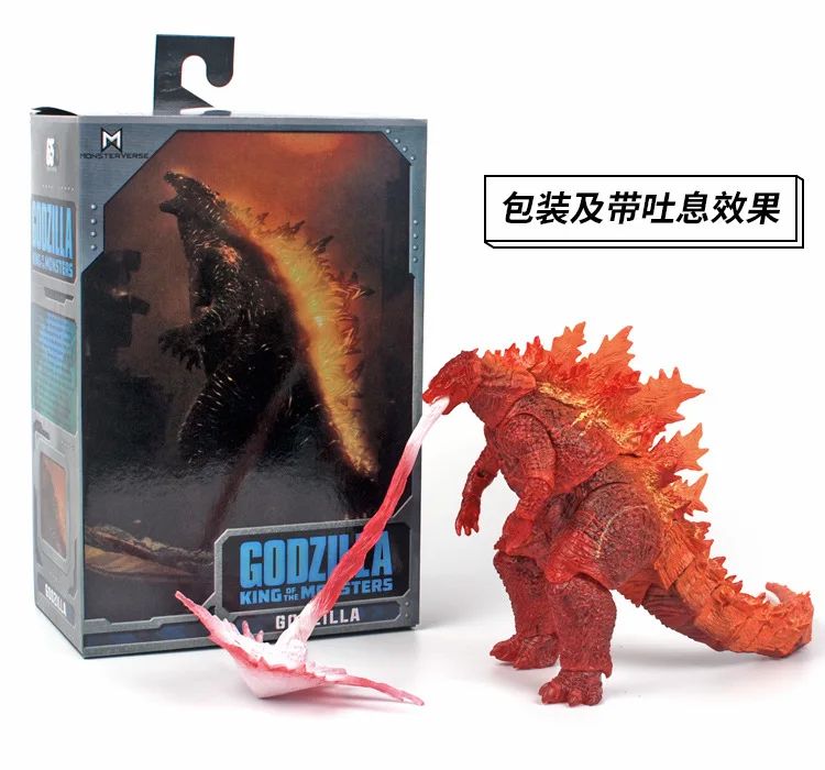 Neca Boneco Godzilla Anime Versão Filme Estatueta Pvc Decoração De Quarto Ornamento Presente De Natal Para Crianças Brinquedos
