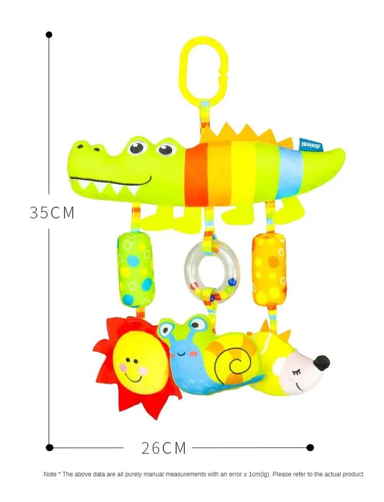 Brinquedos para Bebês de 0, 3, 6, 12 Meses, Brinquedo de Pelúcia com Atividades de Arco-Íris para Pendurar no Carrinho de Bebê, Cadeirinha de Carro, Berço, Viagem, Brinquedos Sensoriais para Bebês