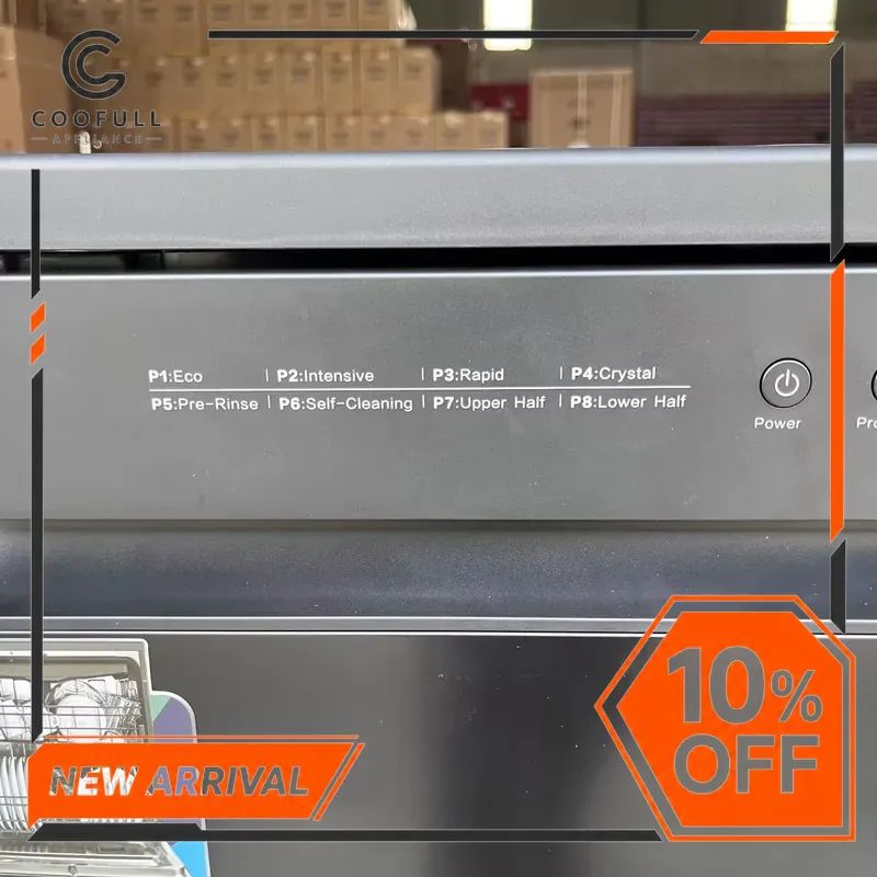 Portable Mini Dishwasher 14 Sets Automatic Desktop Countertop Washing Machine Smart Glass Home Kitchen Appliance Industrial
