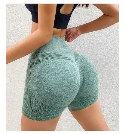 Short Gym Women‘s Gym Shorts High Elasticity Yoga Clothing Absorbent Short Sets Push Up Pants Cycling Jogging Fitness Legging