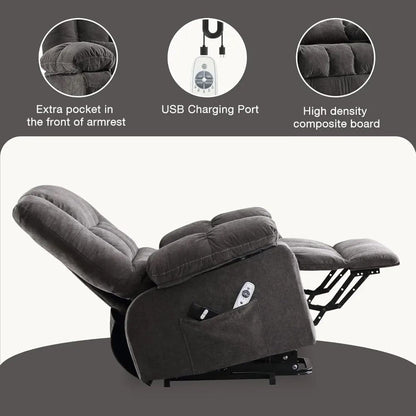 Power Lift Recliner Chair Recliners for Elderly with Heat and Massage Recliner Chair for Living Room with Infinite Position