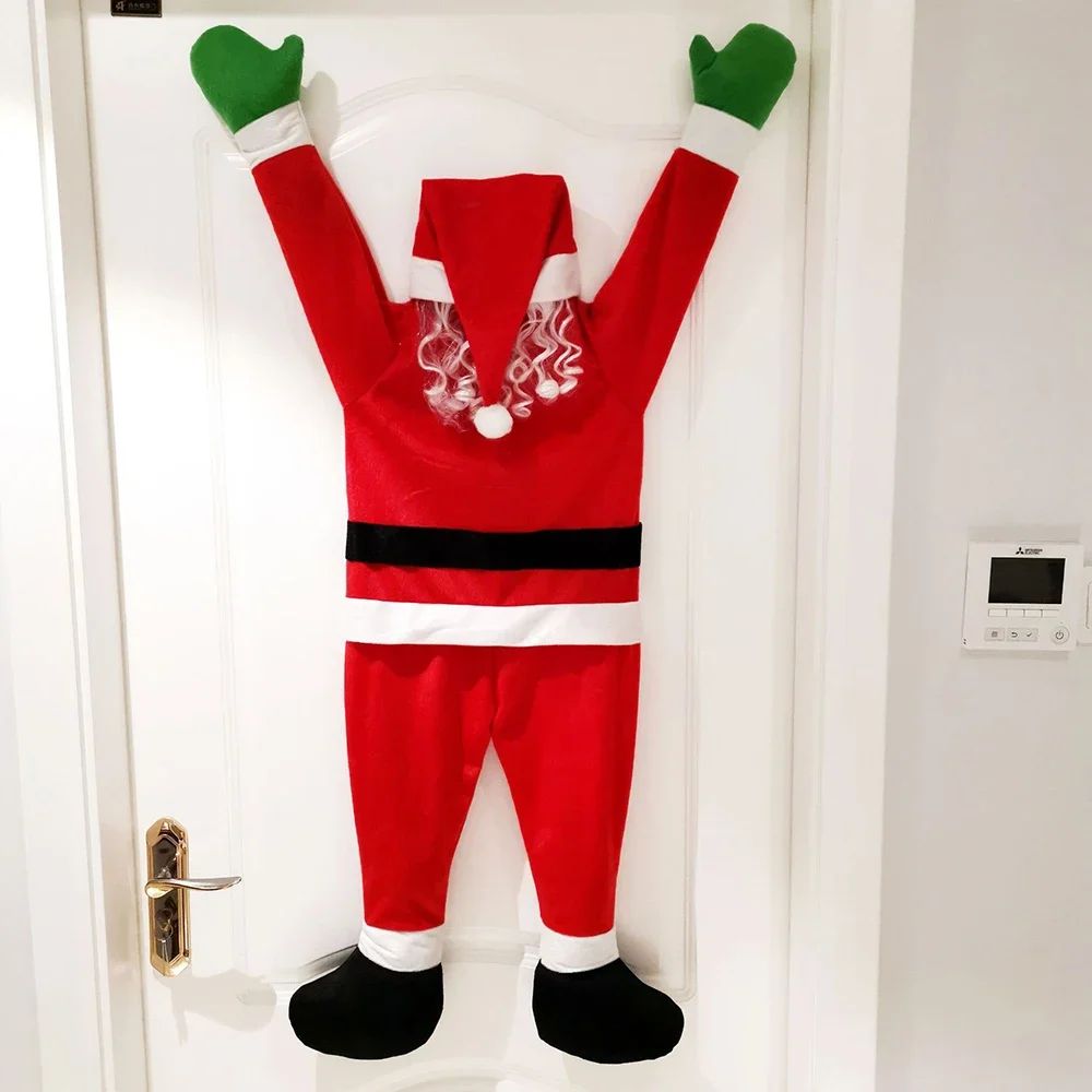 Climbing Santa Claus for Climbing Window, Balcony, Roof, Chimney, Home Christmas Decoration Hanging Santa Claus Outdoor Decor