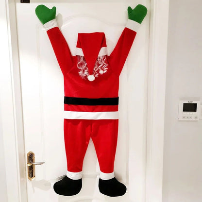 Climbing Santa Claus for Climbing Window, Balcony, Roof, Chimney, Home Christmas Decoration Hanging Santa Claus Outdoor Decor
