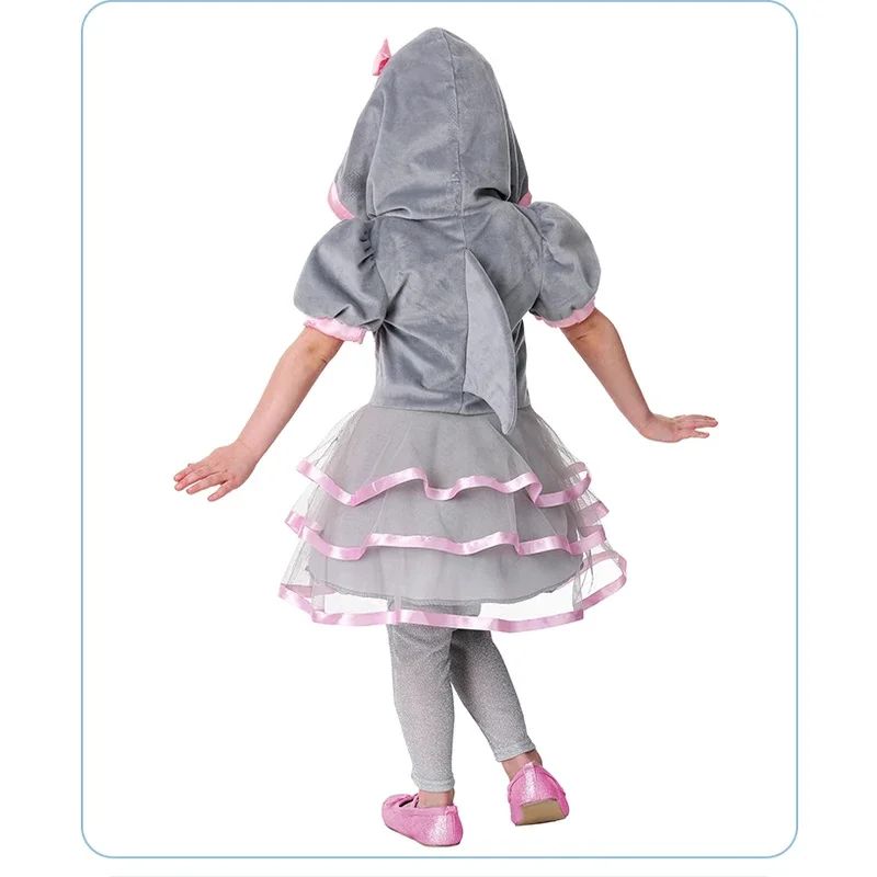 Shark Costume Boys Girls Grey Shark Cosplay Ocean Animal Theme Party Halloween Carnival Dress Kids Game Play Stage Performance