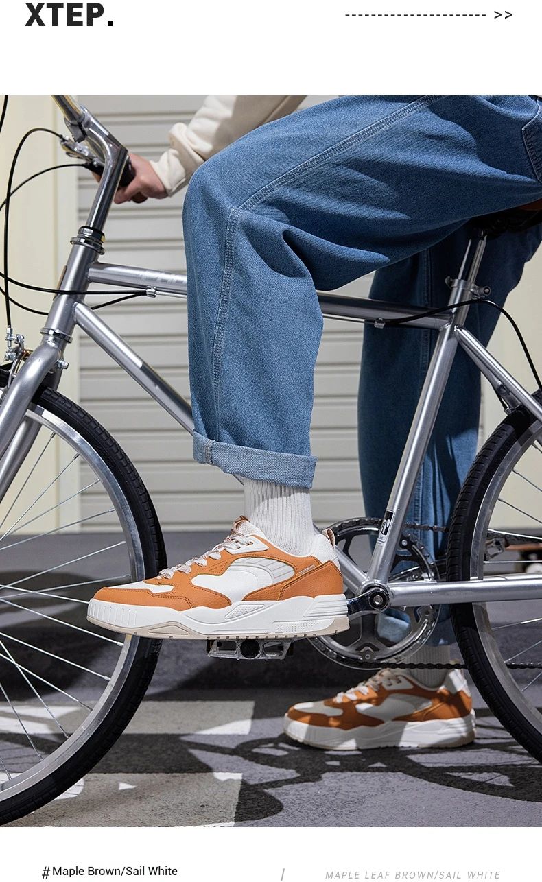 Xtep Qilang Lite Skateboarding Shoes For Men 2025 Summer Comfortable Versatile Casual Shoes Low-top Sports Shoes 976319310041