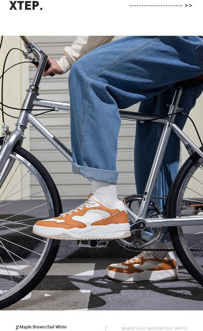 Xtep Qilang Lite Skateboarding Shoes For Men 2025 Summer Comfortable Versatile Casual Shoes Low-top Sports Shoes 976319310041