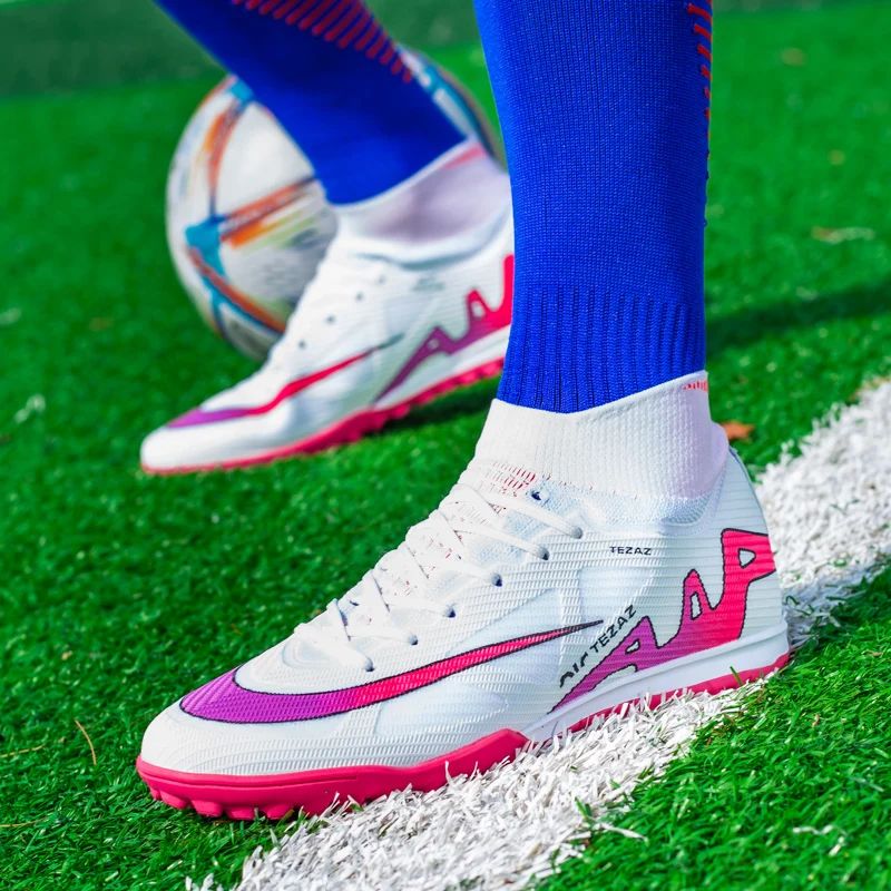 Men Football Shoes TF/FG Society Cleats Indoor Soccer Shoes Professional Football Field Boots Fast Unisex Sneaker Top Quality