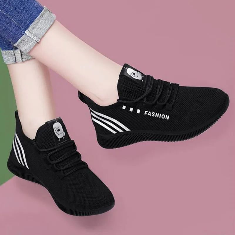 Tenis Feminino 2025 Women Vulcanized Shoes Breathable Women Fashion Air Mesh Casual Sports Shoes Womens Sneakers Chaussure Femme