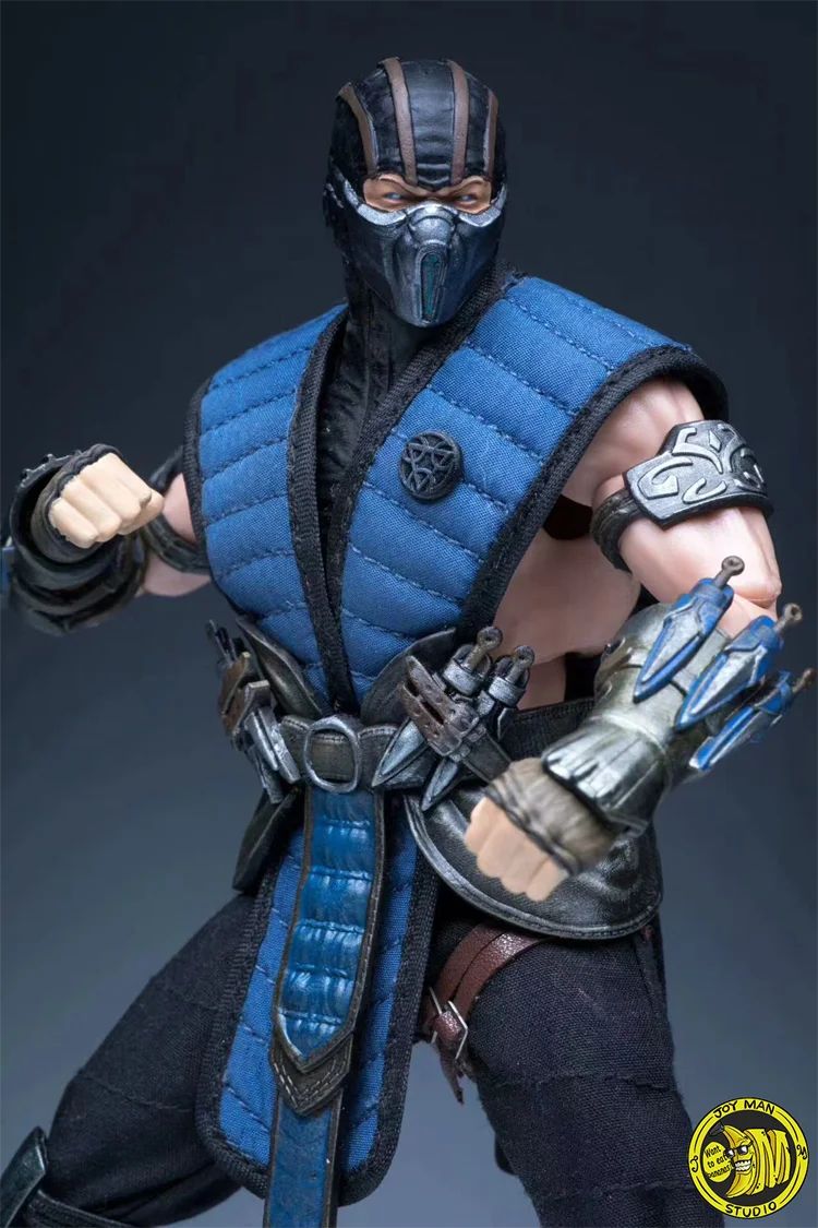 Original Em Estoque Brinquedos JMToys ZK001 1/12 Mortal Kombat Figuras Sub-Zero Action Anime Figure Modelos Clássicos Sub-Zero