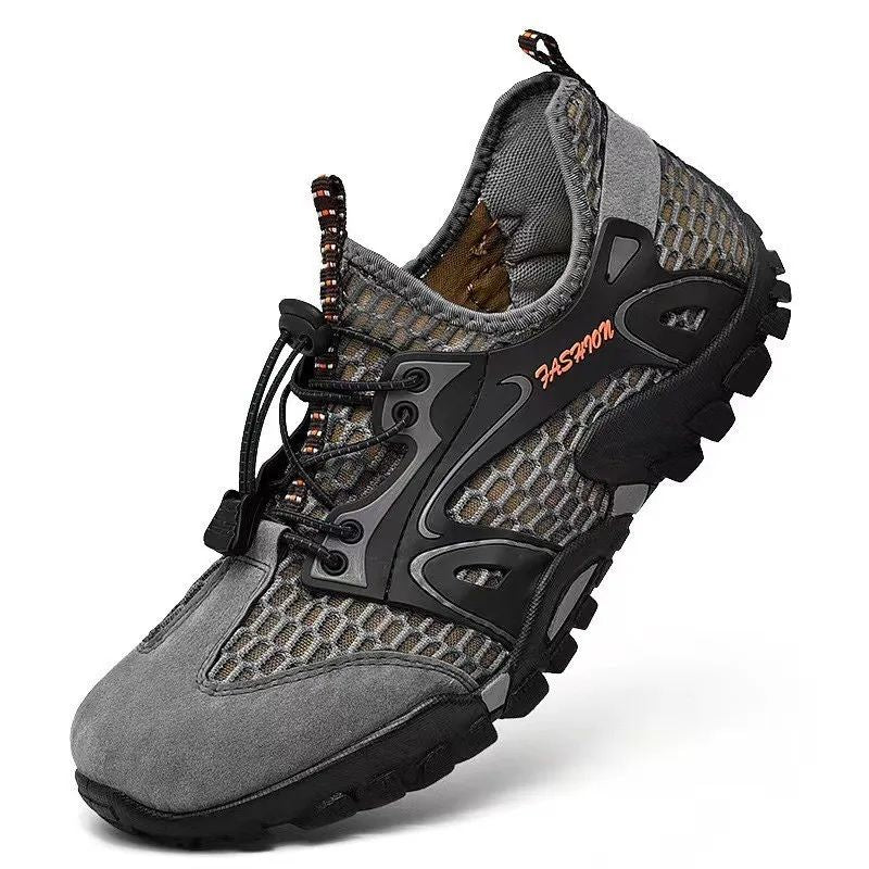 Men's Hiking Shoes Hot Sale Of The Season Breathable Outdoor Sports Mesh Upper Crossing Stream Shoes Comfortable EVA Insole Adul