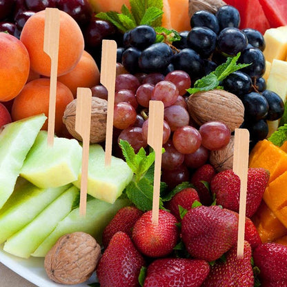 9CM/12CM 100 PCS Bamboo Skewer Meat Skewer Disposable Barbecue Bamboo Skewer Spicy Hot Pot Skewer Fruit Skewer Fork