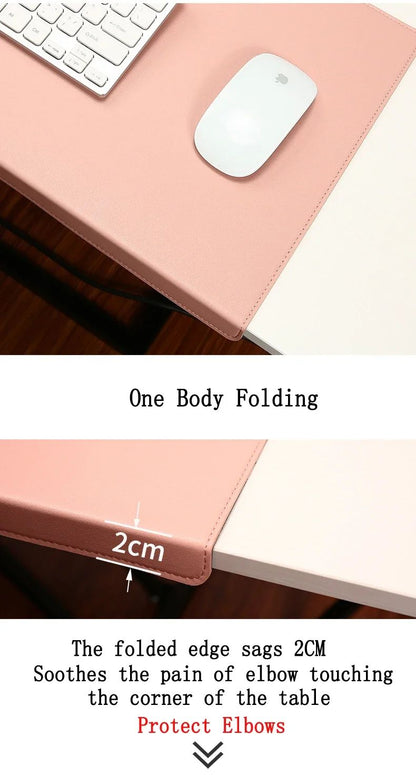 Folding Large Mouse Pad Elbow Guard Wrist Guard Mousepad Office Desk Mat Laptop Computer Desk Pad Gaming Table Mat