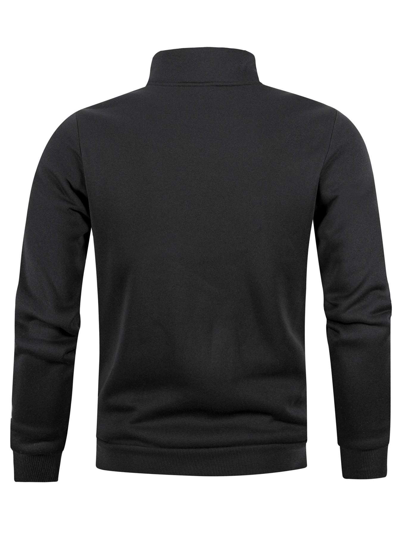 Autumn Men's Zipper Pullover Turtlenecks Warm Sweaters Solid Color Long Sleeved Fashion Male Casual Daily Sweatshirt Top