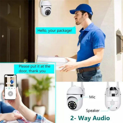 8MP Wireless Security Surveillance Camera Wifi IP Outdoor 4X Zoom Cameras Smart Home CCTV AI Human Tracking Two-way Audio HD Cam