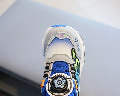 2025 Kids Breathable Mesh Sneakers | Non-Slip Soft Sole Outdoor Running Shoes for Boys Girls,