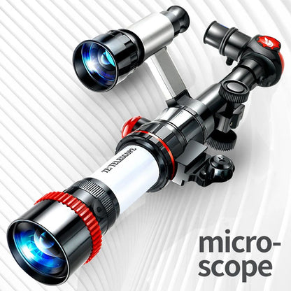 Telescópio Astronômico Profissional Monocular Potente Portátil HD Observação da Lua Espaço Planetas Presentes para Crianças
