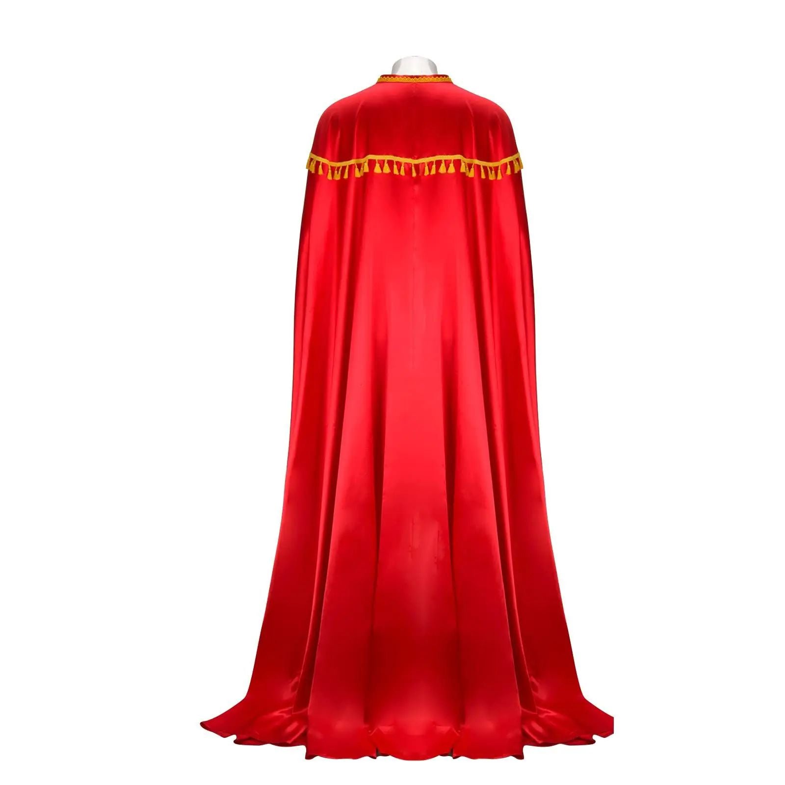 4PCS Nacho Cosplay Costume Libre Red Cloak Mask Pants Shorts Full Set Outfits Mexican Wrestling Halloween Cos Outfits Adult Men