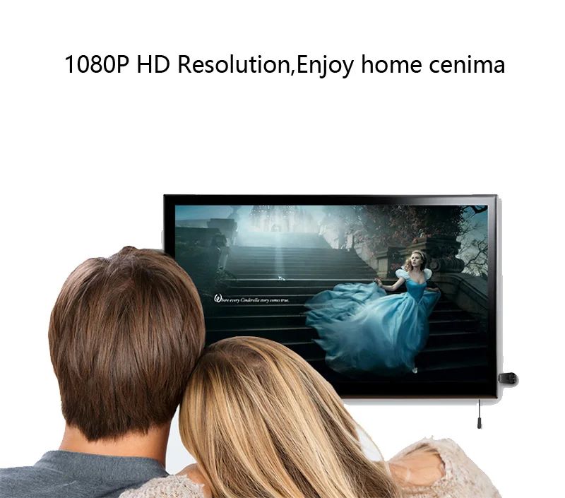 1080p Wireless Wifi Display Adapter Hdmi Extender Screen Mirroring Share for IPhone 11 13 15 IPad Android Phone To TV Projector