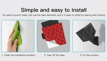 5MP 4G SIM Card Mini Camera Human Detection WiFi Camera Built-In 3000mAh Battery Security Surveillance Camcorder Video Recorder