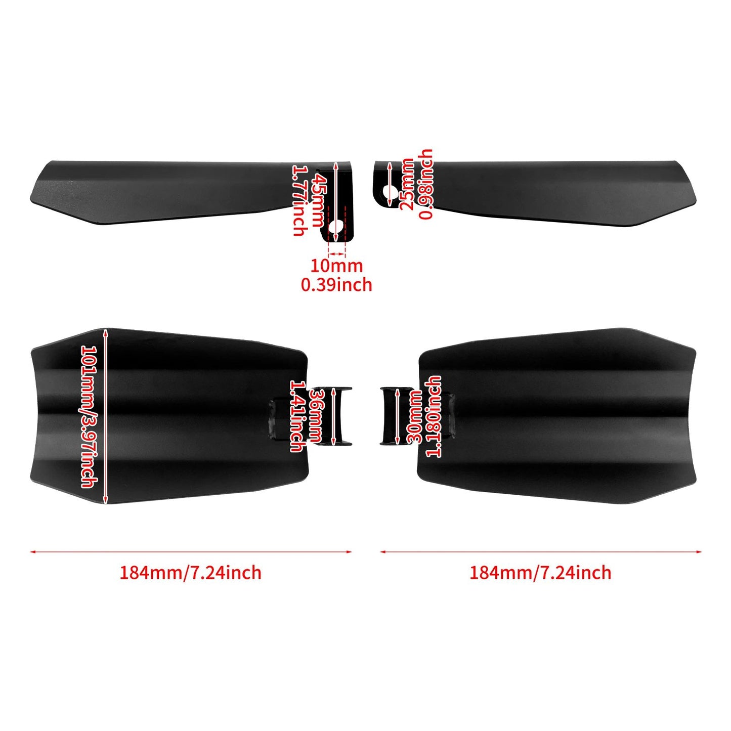 Protetor de Mão para Guidão de Motocicleta 2 peças, Defletor de Vento, Capa Protetora para Harley Dyna Sportster XL 1200 Softail Touring