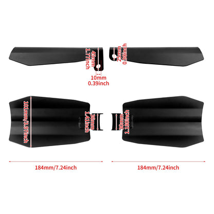 Protetor de Mão para Guidão de Motocicleta 2 peças, Defletor de Vento, Capa Protetora para Harley Dyna Sportster XL 1200 Softail Touring
