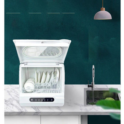 Smart home dishwasher that disinfects and dries in one and can also be used as a fruit and vegetable machine