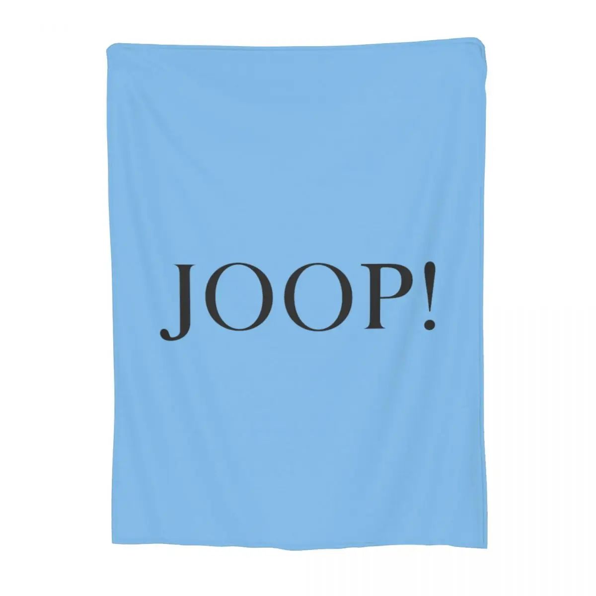 Fashion Joop Logo Soft Warm Flannel Throw Blanket for Bed Living Room Picnic Travel Home Couch  Cozy Bedding