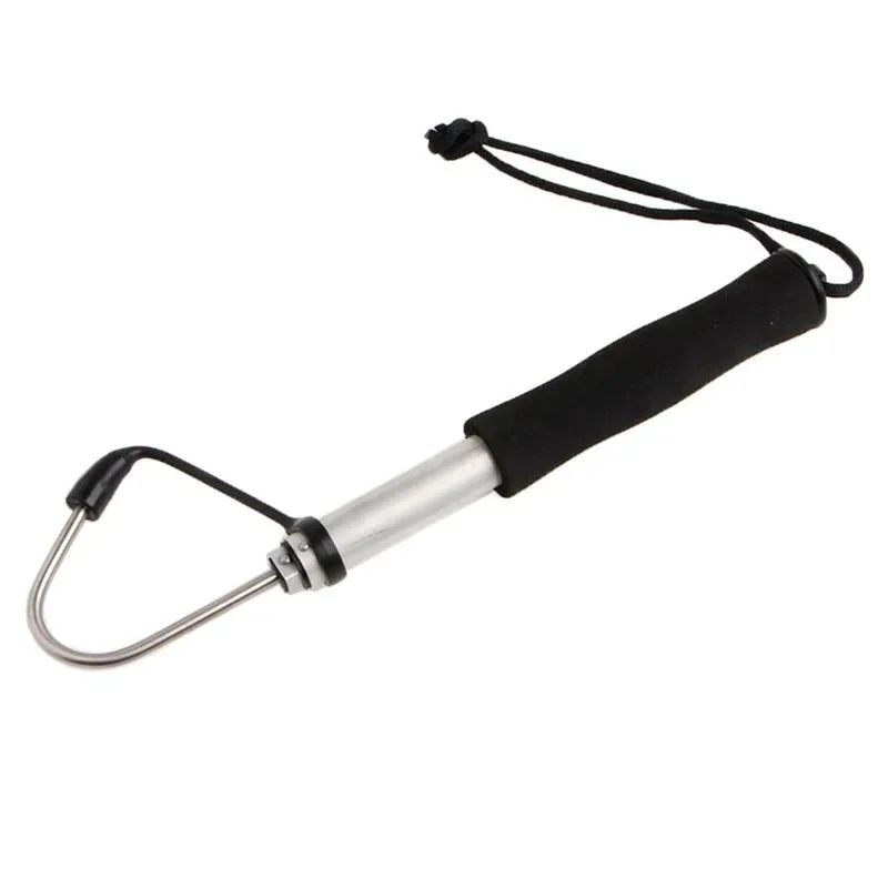 Anzol de Pesca no Gelo com Âncora, Aço Inoxidável, Telescópico, Anzol de Pesca em Aço Inoxidável, Gancho para Pesca, Dispositivo de Içar Peixe, Equipamento Multifuncional para Pesca