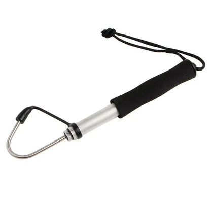 Anzol de Pesca no Gelo com Âncora, Aço Inoxidável, Telescópico, Anzol de Pesca em Aço Inoxidável, Gancho para Pesca, Dispositivo de Içar Peixe, Equipamento Multifuncional para Pesca