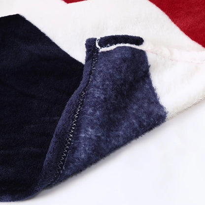 KACISSTY British Flag Flannel Blankets UK Union Jack Theme Throw Blanket Thin Quilts Office Nap Air Condition Quilt Gifts